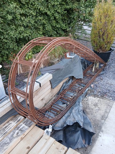Xxl metal garden patio arch - metal,