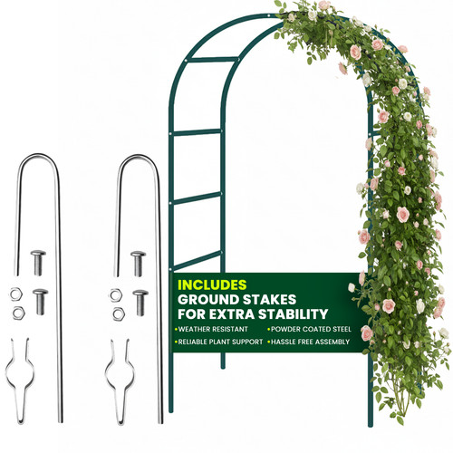Garden arch with - garden, ground