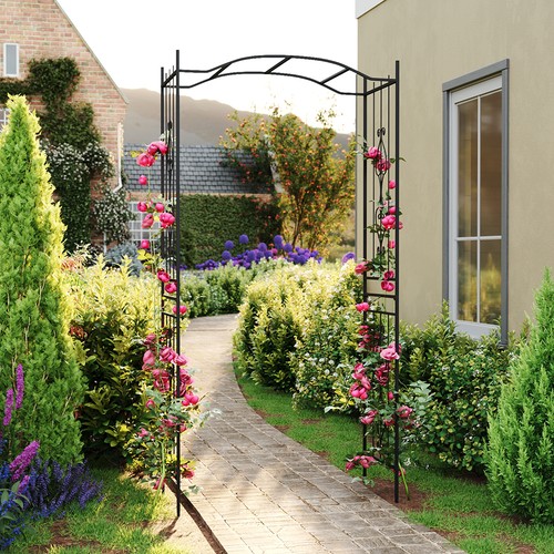 Metal garden arch trellis - metal,