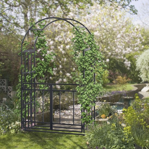 Outsunny metal garden arch - garden,