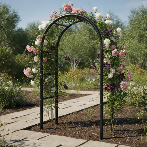 Metal archway for garden - metal,