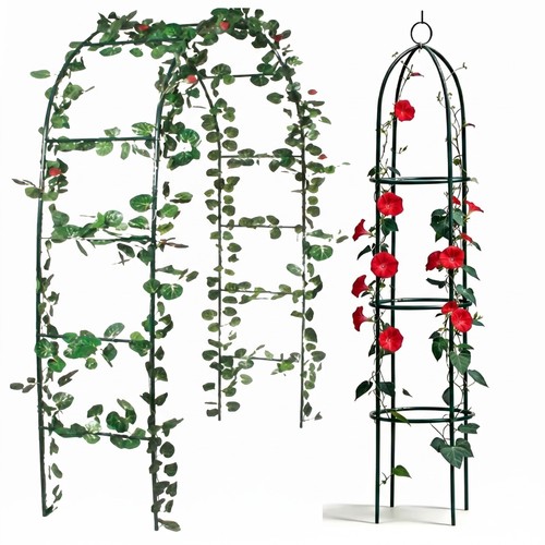 Metal garden arches obelisks - arches,