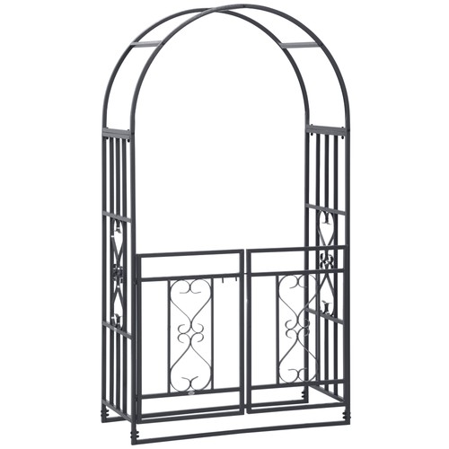 Outsunny metal garden arch - outsunny,