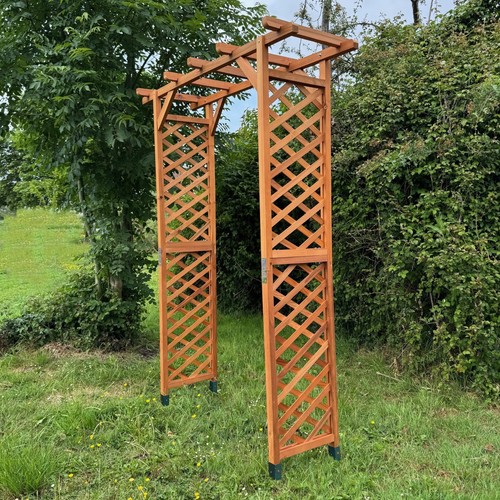 Wooden garden arch pergola - wooden,