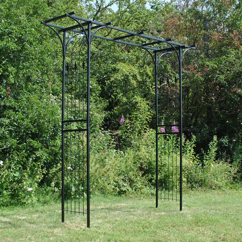 Metal garden arbour style - metal,