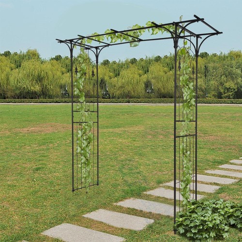 Metal garden gate wedding rose - gate,