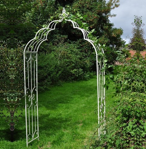 Vintage metal garden rose arch - metal,
