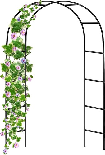 Garden arch green metal - garden,