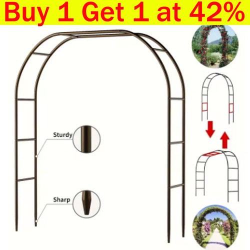 Metal garden arch - 2.4m, heavy