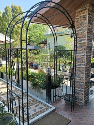 Heavy duty metal garden arch - duty,