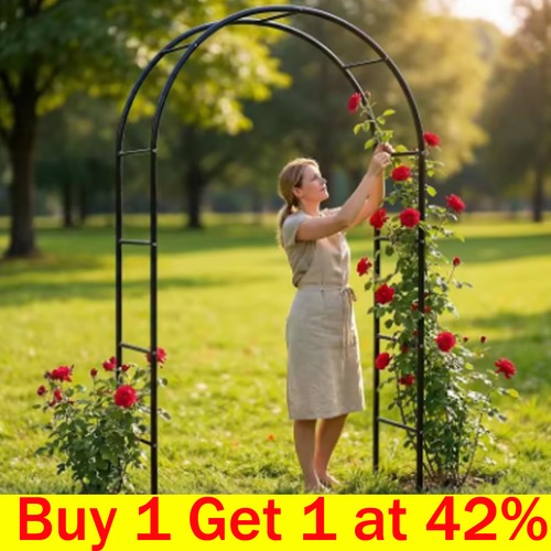 Metal garden arch heavy duty - metal,