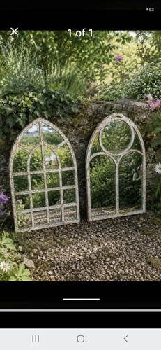Set white arched garden - arched,